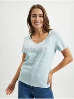 Light blue women's T-shirt Guess - Women