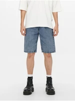 Blue Denim Shorts ONLY & SONS Avi - Men's