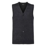 Men's Sleeveless Cardigan, Neckline V R719M 50/50 50% Cotton 50% Acrylic CottonBlend TM weave 12 275g Men's Sleeveless Cardigan, Neckline V R719M 50/50 50% Cotton 50% Acrylic CottonBlend TM weave 12 275g