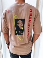 Men's T-shirt with cappuccino Dstreet print