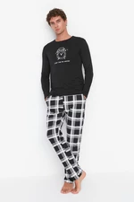Férfi pizsama szett Trendyol Patterned