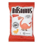 BIOSAURUS Bezlepkové kukuřičné křupky s kečupem BIO 50 g