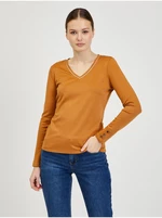 Brown Women's Long Sleeve T-Shirt ORSAY - Women