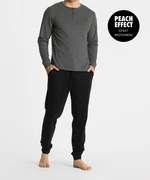 Men's pyjamas ATLANTIC - black/khaki