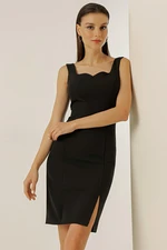 By Saygı A V-neck at the Back with Straps Sweetheart Neck, Lined Mini Dress By Saygı A V-neck at the Back with Straps Sweetheart Neck, Lined Mini Dress