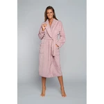 Women's Morena Long Sleeve Bathrobe - Powder Pink