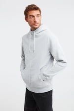 GRIMELANGE Core Comfort Light Gray Sweatshirt