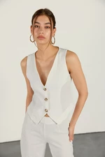 VATKALI Linen Custom Made Vest
