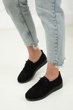 Soho Black Matte Women's Sneakers 18521