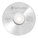 CD-R Verbatim DL+ 80min BOX Crystal