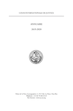 Yearbook of the International Court of Justice 2019-2020 / Cour Internationale de Justice Annuaire 2019-2020