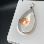 Rare Real Lava Minerals Multi-inclusions Crystal Pendant Necklace Women Fire Quartz Water Drop Bead Red Limonite Phantom Quartz