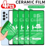 4Pcs Soft Ceramic Film for Samsung Galaxy A54 A13 A53 A34 A14 A52 A12 A33 A23 A32 A24 A51 A52S A73 A72 A03 A50 Screen Protector