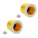 For Vacuum Cleaners Parts Cartridge Air Dust Filters WD2250 WD3.200 MV2 MV3 WD3 Parts 2Pcs
