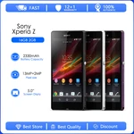 Sony Xperia Z C6602 C6603 Refurbished Original Unlocked Cellphone 3G 4G Phone 5.0 Quad-Core 16GB 2GB RAM 1080P LTE NFC Smatphone