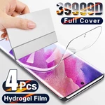 4Pcs Hydrogel Film Full Screen Protector For Samsung Galaxy S10 S20 S9 S8 S21 S22 Plus Ultra FE Note 20 8 9 10 Screen Protector