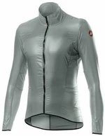 Castelli Aria Shell Jacket Silver Gray 2XL Chaqueta