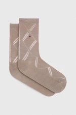 Ponožky Tommy Hilfiger dámske, béžová farba