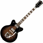 Gretsch G2655T Streamliner CB JR DC LRL Brownstone Guitarra Semi-Acústica