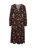 Orsay Červeno-černé dámské květované šaty - Dámské