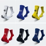 New Style FS Football Socks Round Silicone Suction Cup Grip Anti Slip Soccer Socks Sports Men Women Baseball Rugby Socks