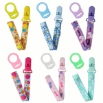 Chic Flexible Baby Pacifiers Clips Teethers for Shower Gift 6 Options Baby Showe