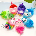 Cute Mermaid Unicorn Sponge Bath Ball Shower Rub Pot Sponge Scrubber Color Durable Massage Brush for Kids Bathroom Accessories