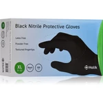 Holík Nitril Black nitrilové nepudrované ochranné rukavice veľkosť XL 2x50 ks