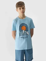 Chlapecké triko z organické bavlny 4F - modré