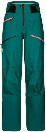 Ortovox 3L Deep Shell W Pacific Green M Pantalones de esquí