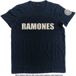 Ramones Koszulka Logo & Presidential Seal Unisex Navy Blue M