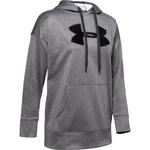 Dámská mikina Under Armour Synthetic Fleece Chenille Logo PO Hooodie šedá, XS