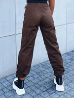 Women's parachute pants ADVENTURE brown UY1638