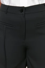 Trendyol Curve Black Mini Woven Shorts