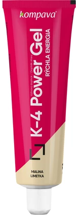 Kompava K4 Power Gel malina-limetka 15 x 70 g