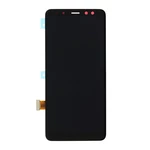 LCD + dotyková deska pro Samsung Galaxy A8 2018, black (Service Pack)