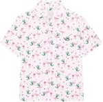 Callaway Boys All Over Flamingo Printed Polo Bright White S Camiseta polo