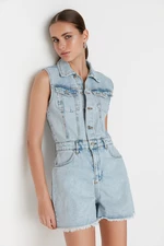 Trendyol Blue Denim Overalls