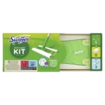 SWIFFER Štartovacia súprava s 1 násadou, 8 suchých utierok a 3 čistiacimi utierkami