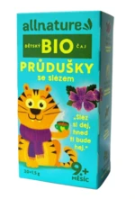 ALLNATURE BIO Detský čaj Priedušky so slezom 20 x 1.5 g
