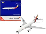 Boeing 777-200ER Commercial Aircraft "Asiana Airlines" White with Tail Graphics 1/400 Diecast Model Airplane by GeminiJets