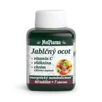 MEDPHARMA Jablčný ocot + vitamín C + vláknina + chróm 67 tabliet