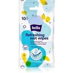 BELLA Refreshing wet wipes osvěžující vlhčené ubrousky 10 ks