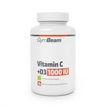 GymBeam Vitamin C + D3 1000 IU 90 kapslí
