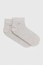 Ponožky Calvin Klein 2-pak pánske, čierna farba, 701218706