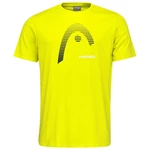 Dětské tričko Head  Club Carl T-Shirt Junior Yellow  140 cm
