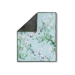 Zielony koc dwustronny Descanso Shi, 130x160 cm