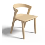 Krzesła z litego drewna bukowego zestaw 2 szt. Sand – TemaHome