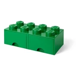 Zielony pojemnik z 2 szufladami LEGO®