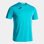 Men's/Boys' T-Shirt Joma T-Shirt Combi S/S Fluor Turquoise
